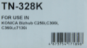 Тонер-картридж для KONICA MINOLTA bizhub C250i/C300i/C360i (TN-328K) (28K) ч (compatible)