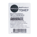 Тонер NetProduct для HP LJ 1010/1012/1015/1020/1022, Bk, 1 кг, канистра x 10 штук, коробка