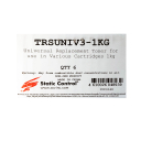 Тонер Static Control Универсальный для Samsung ML1610/1710/2010/2250, Bk, 1 кг, TRSUNIV3-1KG, фл x 6 штук, коробка