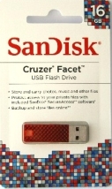 Флэш-диск 16Gb SanDisk CZ55 Cruzer Facet Red (SDCZ55-016G-B35R)