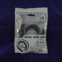 Кабель USB 2.0 2xAM/AF 1.8 м (пакет) удлинитель, экранированный, позолоченные контакты, черный (Gembird CCP-USB22-AMAF-6)