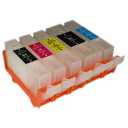 Перезаправляемые картриджи PGI-425PGBK, CLI-426BK/C/M/Y с чипами для Canon Pixma IP4840 / MG5240 / MG5340 / MG5140 / iX6540 / MX884 комплект 5 шт IST