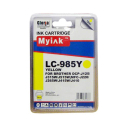 Картридж для Brother DCP-125/315W/515W/MFC-265W/410/415W (LC39/985Y) желт (12 ml, Dye) MyInk