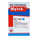 Картридж для Canon PFI-102C IPF 500/600/720 син (130ml, Dye) MyInk