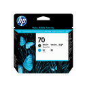 Печатающая головка HP 70 C9404A черный матовый/голубой для HP DJ Z32100/Z3100 PS Pro B9100