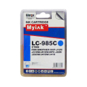 Картридж для Brother DCP-125/315W/515W/MFC-265W/410/415W (LC39/985C) син (12 ml, Dye)  MyInk