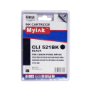 Картридж для Canon CLI-521  BK PIXMA iP3600/4600/MP540/620/630/980 ч (8,4ml, Dye) MyInk