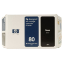 Картридж HP №80 DEJ1050C/1055CM (black) (350 ml) (o) C4871A