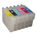 Перезаправляемые картриджи T0821,T0822,T0823,T0824,T0825,T0826 для Epson Stylus Photo R270 / R290 / R295 / R390 / RX590 / RX610 / RX615 / RX690 / T50 / T59 / TX650 / TX659 / TX700 / TX710 / TX800/ 1410 комплект 6 шт IST