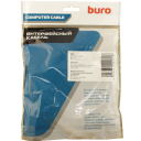 Кабель Buro USB A(m) USB B(m) 1.8м (USB2.0-AM/BM-1.8M-MG) феррит.кольца серый