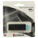 Флеш Диск Kingston 64Gb DataTraveler Exodia DTX/64GB USB3.1 черный/голубой