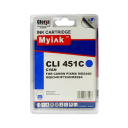Картридж для Canon CLI-451XLC PIXMA iP7240/MG6340/5440/7140 син (12ml, Dye) MyInk