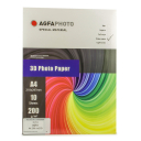 Фотобумага A4, 200 г/м2, 10л, ВОЛНА,3D,глянцевая  AGFA