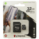Флеш карта microSDHC 32Gb Class10 Kingston SDCS2/32GB Canvas Select Plus + adapter
