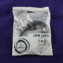 Кабель USB 2.0 AM/BM 1.8 м (пакет) экранированный, позолоченные контакты, черный (Gembird CCP-USB2-AMBM-6)