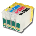 Перезаправляемые картриджи T1701,T1702,T1703,T1704 для Epson  XP33 / XP103 / XP203 / XP207 / XP303 / XP306 / XP403 / XP406 IST