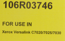 Картридж для XEROX VersaLink C7020/ C7025/ C7030 Toner Cartr (106R03746) (16,5K) желт (compatible)