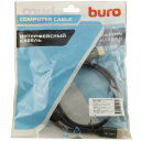 Кабель аудио-видео Buro HDMI (m)/HDMI (m) 1м. феррит.кольца Позолоченные контакты черный (BHP-HDMI-2.1-1G)