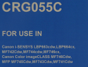 Картридж для CANON LBP-663/664/MF746/742/744  Cartridge 055 синий (2,1K) БЕЗ ЧИПА!!! UNITON Premium GREEN LINE (Eco Protected)