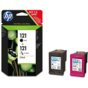 Картридж HP DJ F4283/D2563 №121 (O) CN637HE  BK/Tri-color