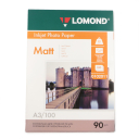 Фотобумага Lomond матовая односторонняя (0102011), A3, 90 г/м2, 100 л.