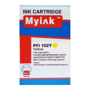 Картридж для Canon PFI-102Y IPF 500/600/700 желт (130ml, Dye) MyInk