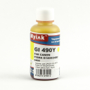 Чернила для CANON (GI-490Y) PIXMA G1400/2400/3400 (100мл,yellow,Dye) MyInk